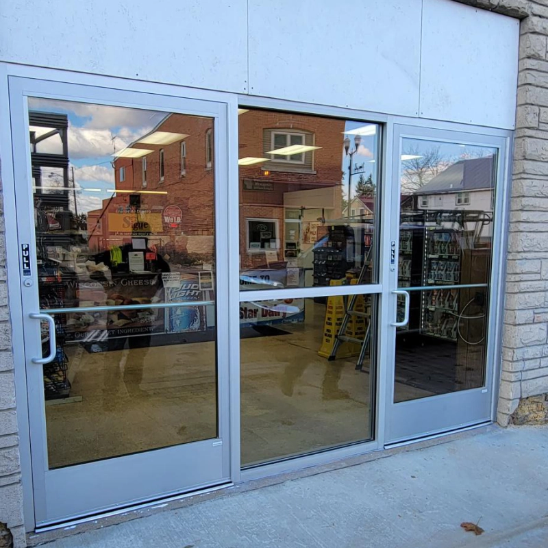 storefront aluminium door about