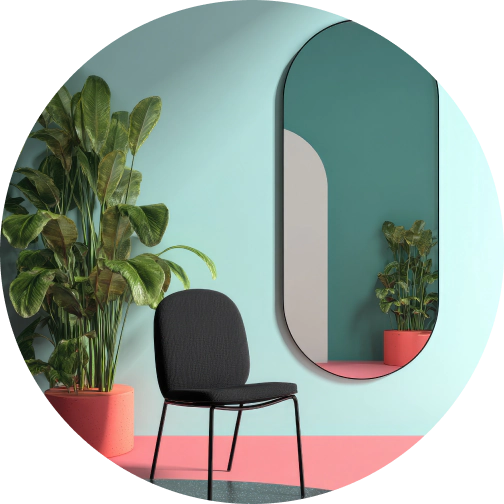 New and Replacement Custom Sized Mirrors Card